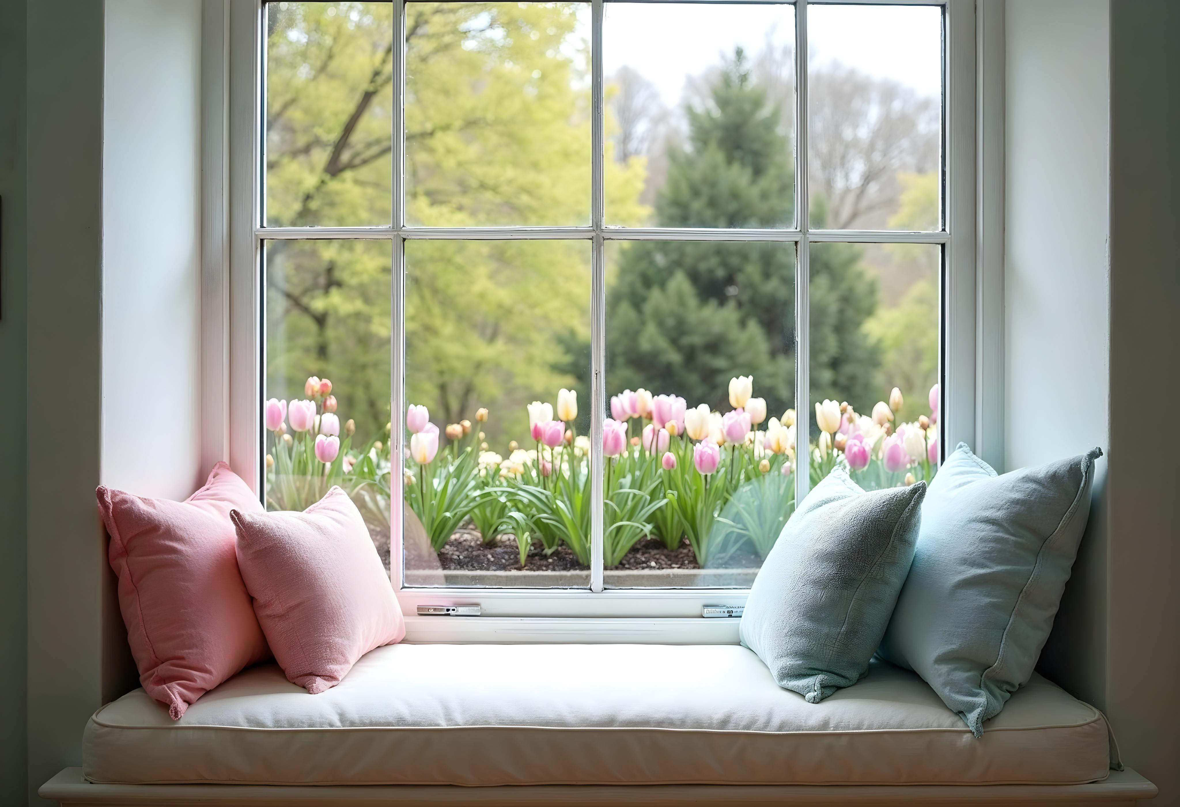 Bay window in a classic home